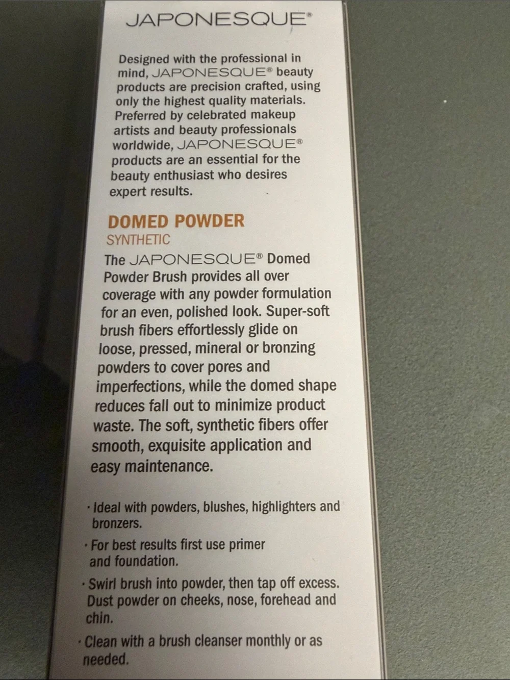 Gray Domed Powder Brush – Grooming